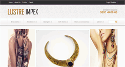 Desktop Screenshot of lustreimpex.com