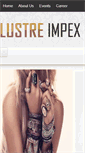 Mobile Screenshot of lustreimpex.com